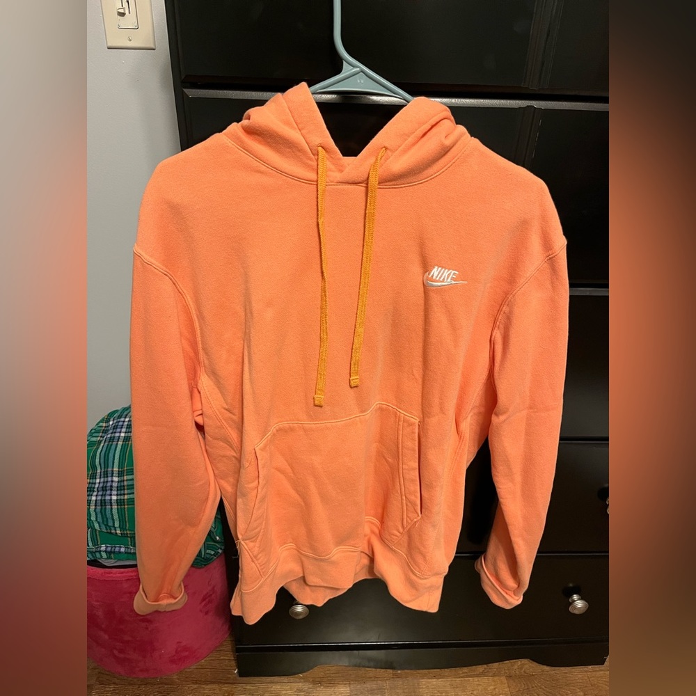 Orange Nike hoodie